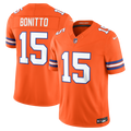 Nik Bonitto Denver Broncos Alternate Mile High Collection 1977 Throwback Vapor F.U.S.E. Stitched Limited Jersey - Orange