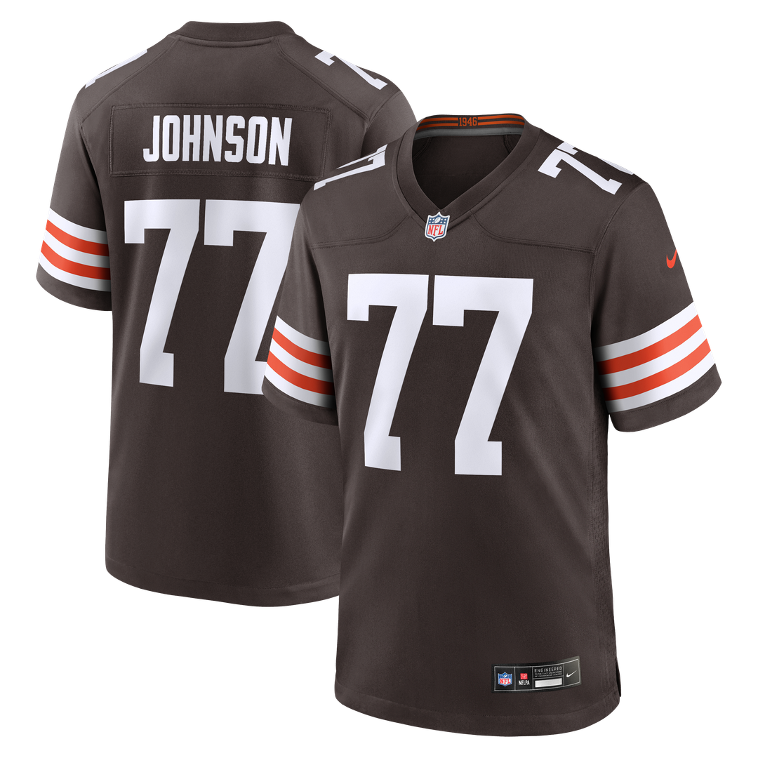 Zion Johnson Cleveland Browns Game Jersey - Brown
