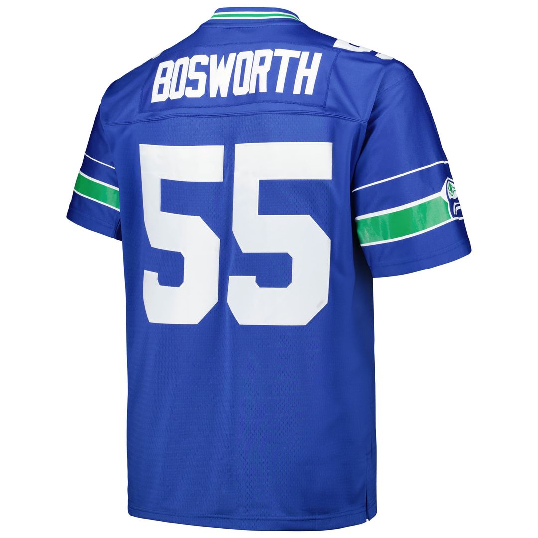 Brian Bosworth Seattle Seahawks Big & Tall 1987 Legacy Jersey - Royal Blue