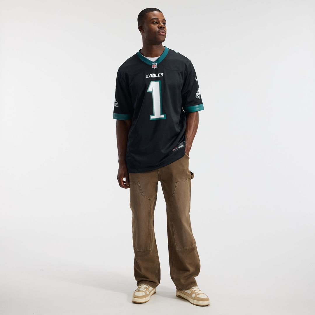 Jalen Hurts Philadelphia Eagles Game Jersey - Midnight Green