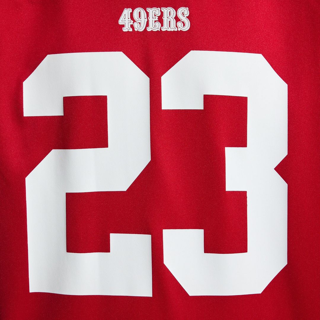 Christian McCaffrey San Francisco 49ers Game Jersey - Scarlet