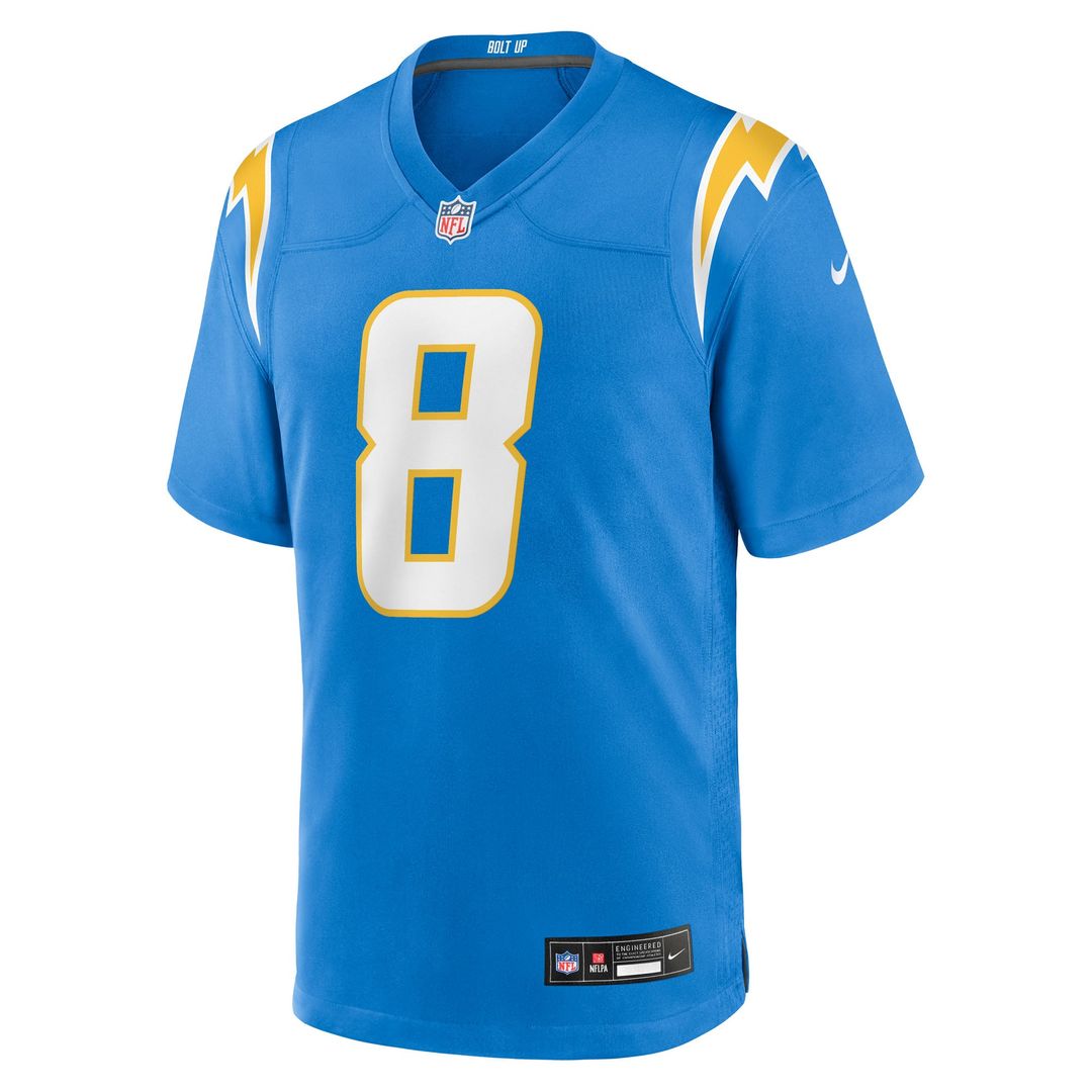 Omarion Hampton Los Angeles Chargers Alternate Charger Power Game Jersey - Gold