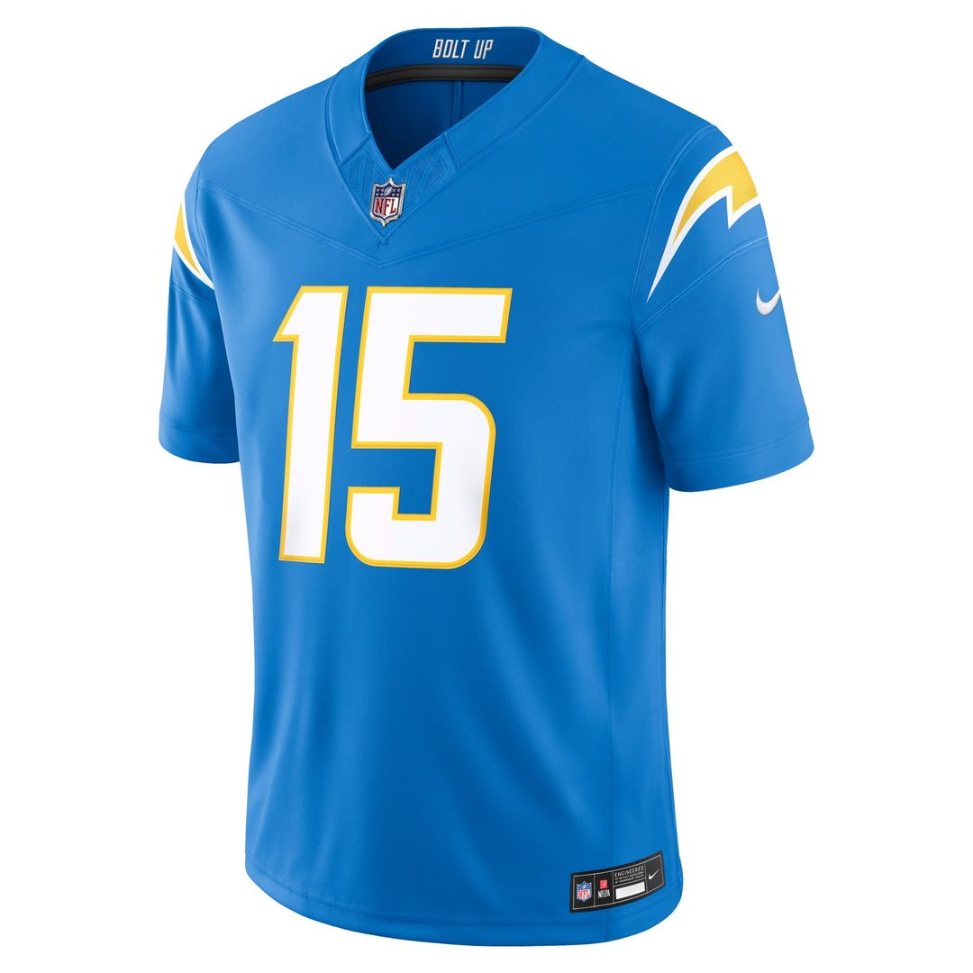 Ladd McConkey Los Angeles Chargers Vapor F.U.S.E. Stitched Limited Jersey - Powder Blue