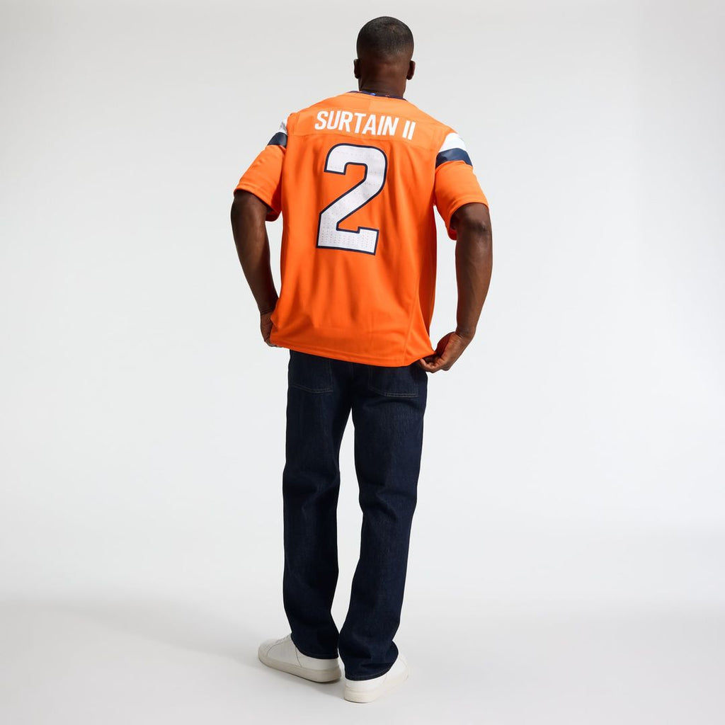 Pat Surtain II Denver Broncos Alternate Vapor F.U.S.E. Stitched Limited Jersey - Navy