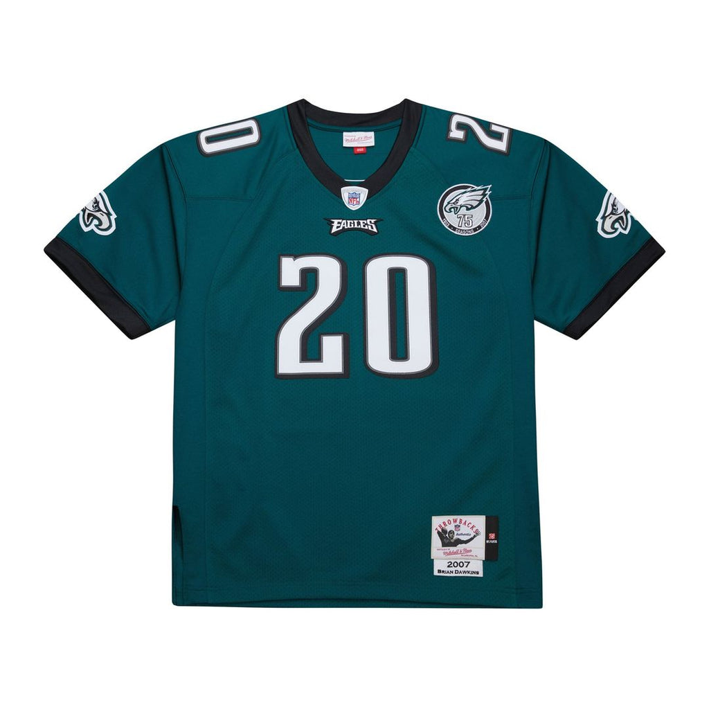 Brian Dawkins Philadelphia Eagles 2007 Authentic Throwback Jersey - Green