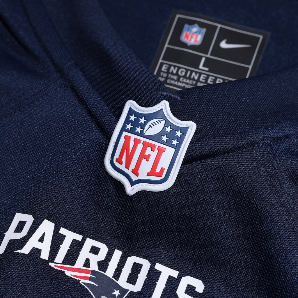 A.J. Brown New England Patriots Game Jersey - Navy