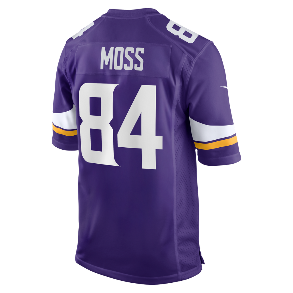 Randy Moss Minnesota Vikings Game Jersey - Purple