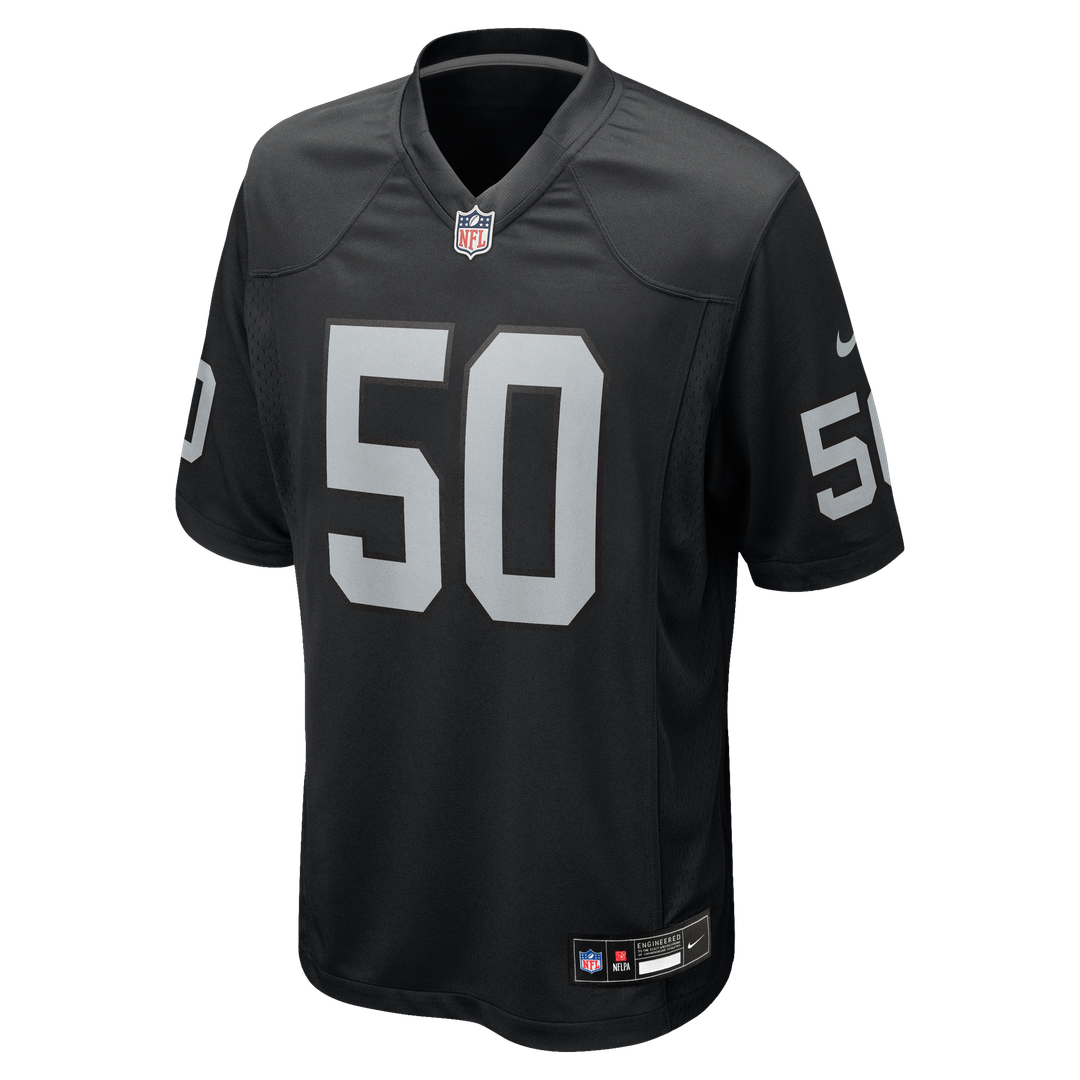 Segun Olubi Las Vegas Raiders Game Jersey - Black