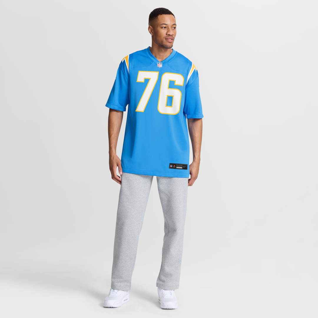 Joe Alt Los Angeles Chargers Game Jersey - Powder Blue