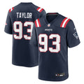 Leonard Taylor New England Patriots Game Jersey - Navy