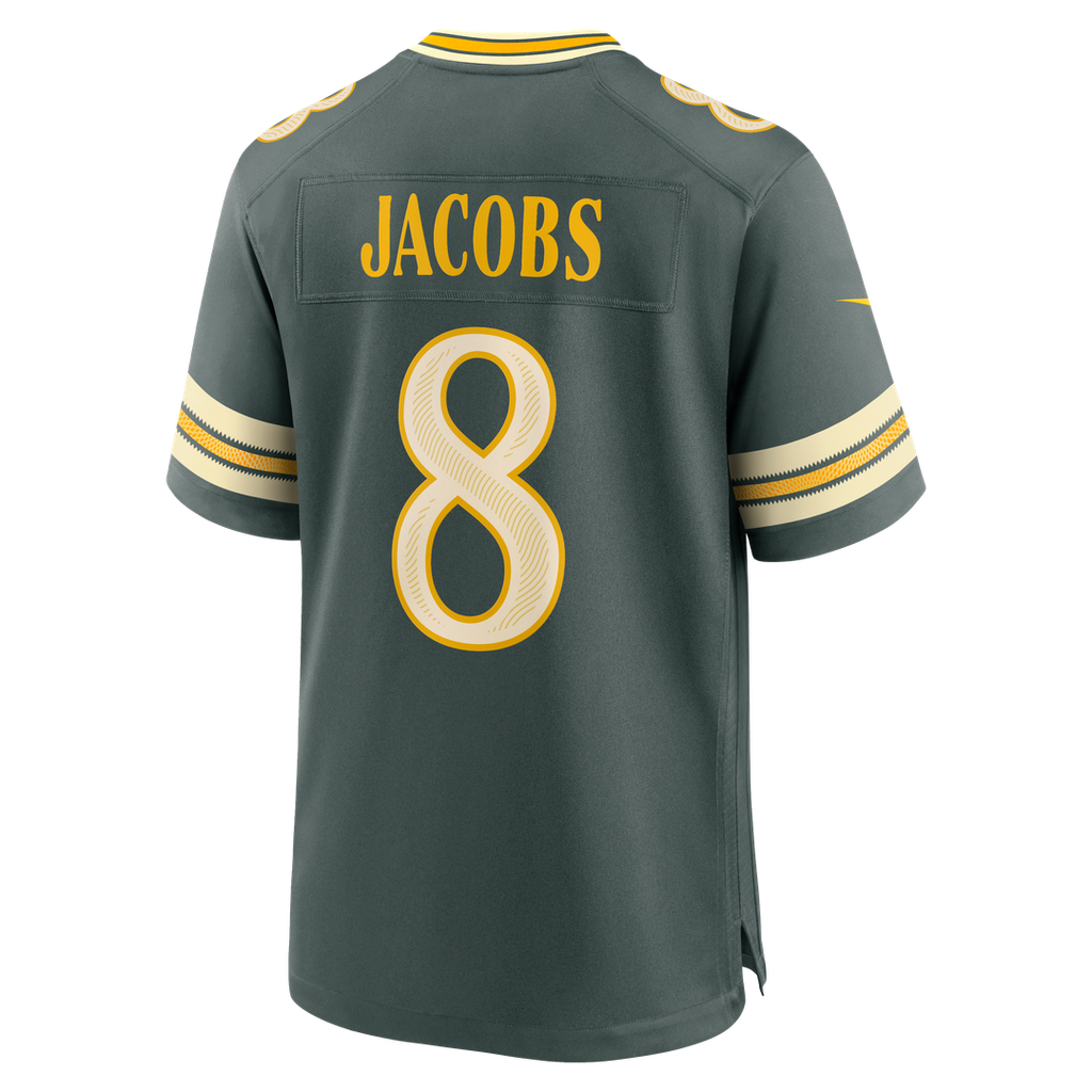 Josh Jacobs Green Bay Packers 2026 Rivalries Collection Game Jersey - Green