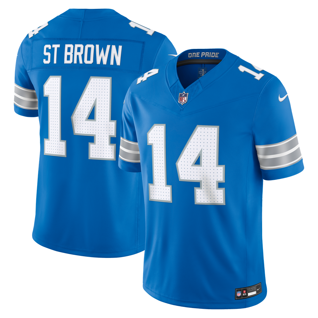 Amon-Ra St. Brown Detroit Lions Vapor F.U.S.E. Stitched Limited Jersey - White