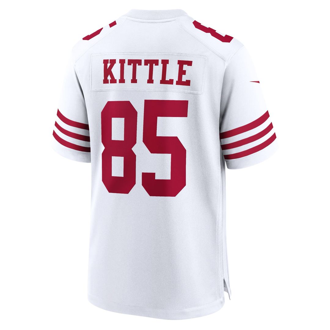 George Kittle San Francisco 49ers Game Jersey - White