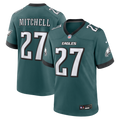 Quinyon Mitchell Philadelphia Eagles Game Jersey - Midnight Green