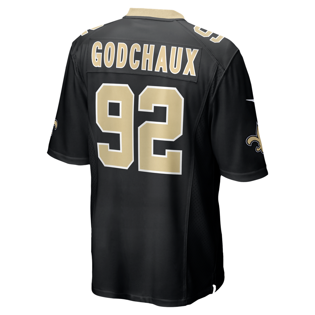Davon Godchaux New Orleans Saints Game Jersey - Black