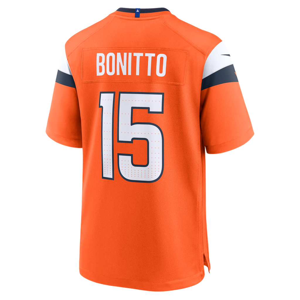 Nik Bonitto Denver Broncos Game Jersey - Orange