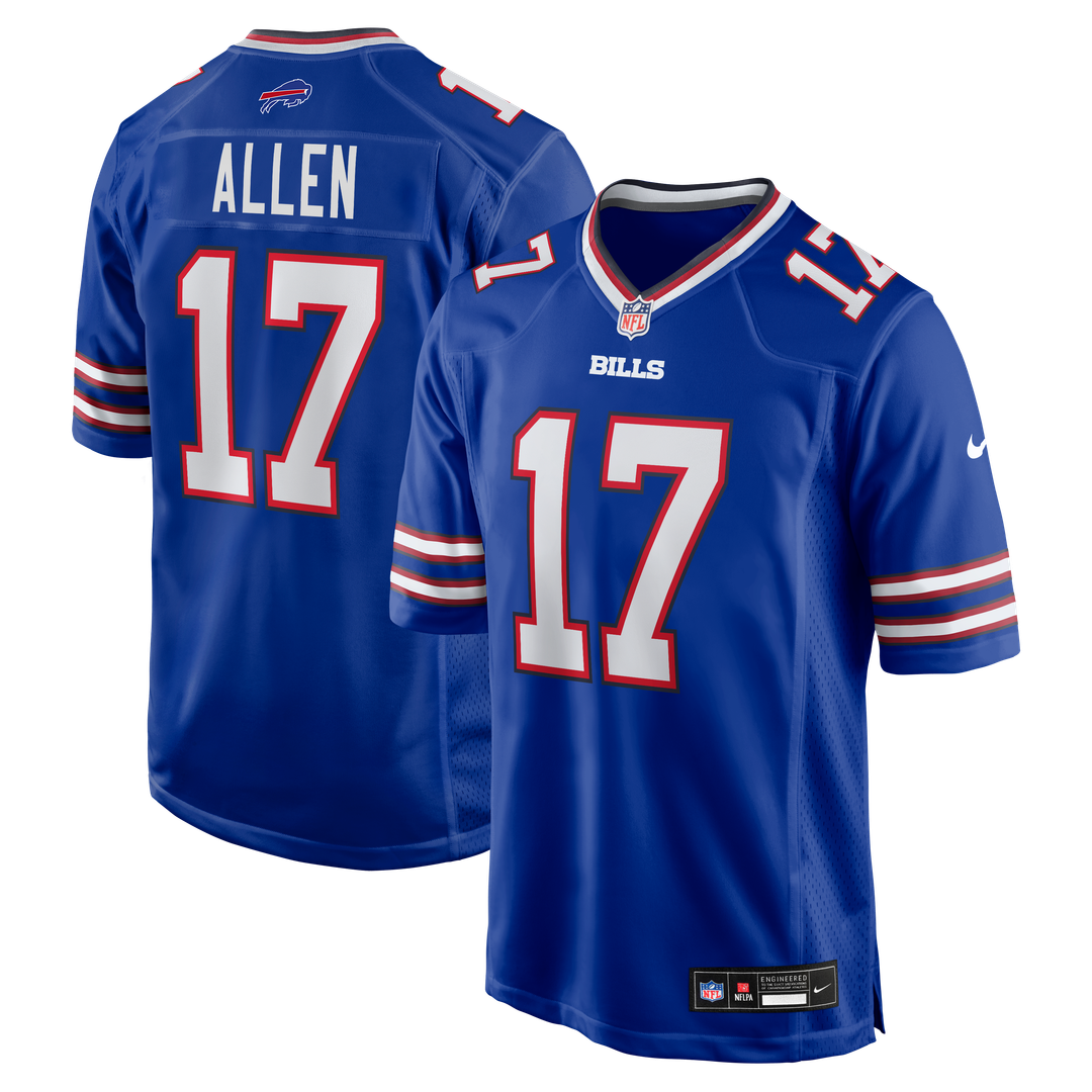 Josh Allen Buffalo Bills Game Jersey - Royal Blue