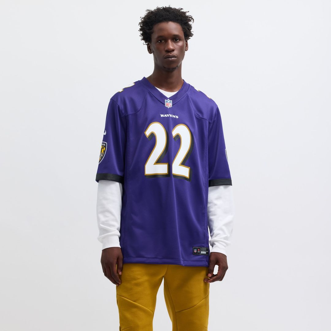 Derrick Henry Baltimore Ravens Game Jersey - Purple