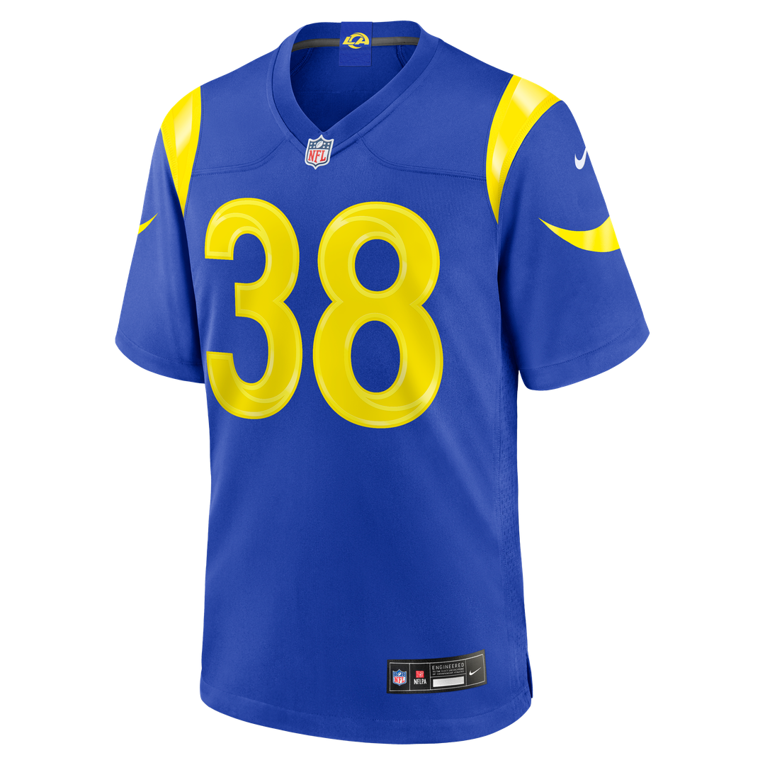 Dan Villari Los Angeles Rams Game Jersey - Royal Blue