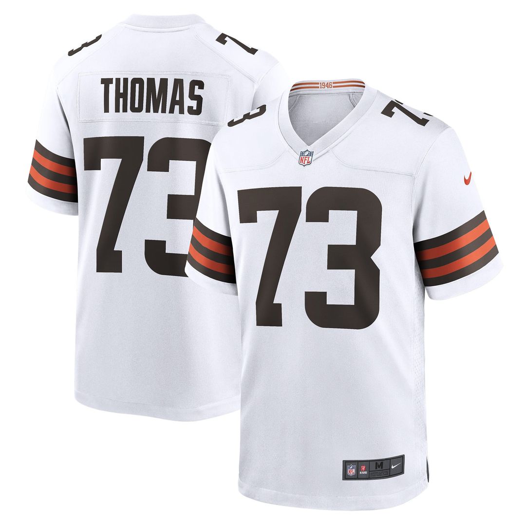 Joe Thomas Cleveland Browns Game Jersey - White