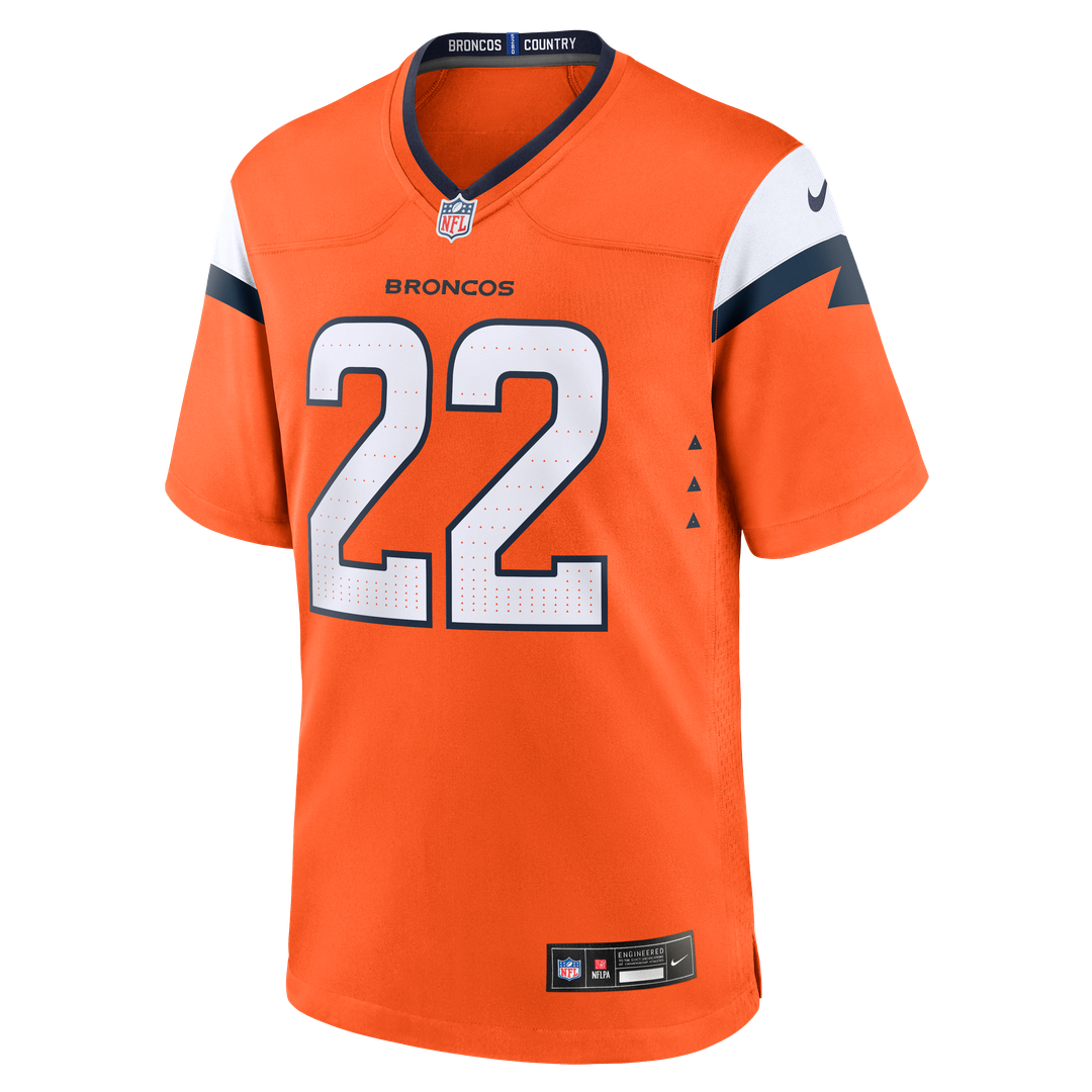 Brandon Jones Denver Broncos Game Jersey - Orange