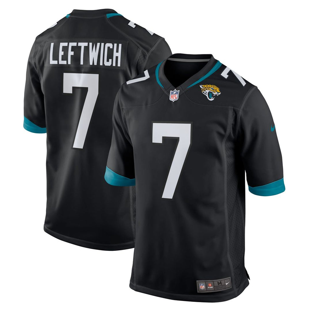 Byron Leftwich Jacksonville Jaguars Alternate Game Jersey - Black