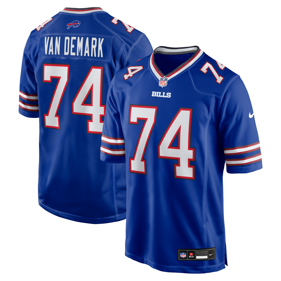 Ryan Van Demark Buffalo Bills Game Jersey - Royal Blue
