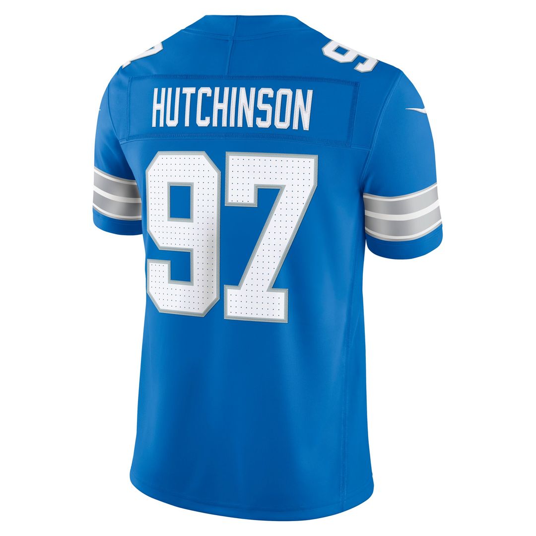 Aidan Hutchinson Detroit Lions Alternate Vapor F.U.S.E. Stitched Limited Jersey - Black