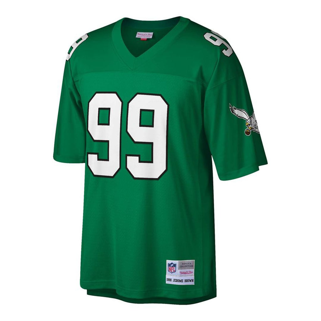 Jerome Brown Philadelphia Eagles Big & Tall 1990 Replica Jersey - Kelly Green