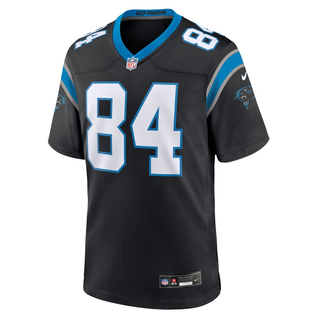 Mitchell Evans Carolina Panthers Game Jersey - Black