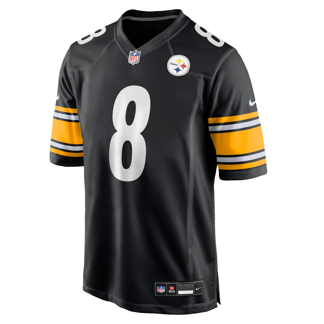 Aaron Rodgers Pittsburgh Steelers Game Jersey - Black