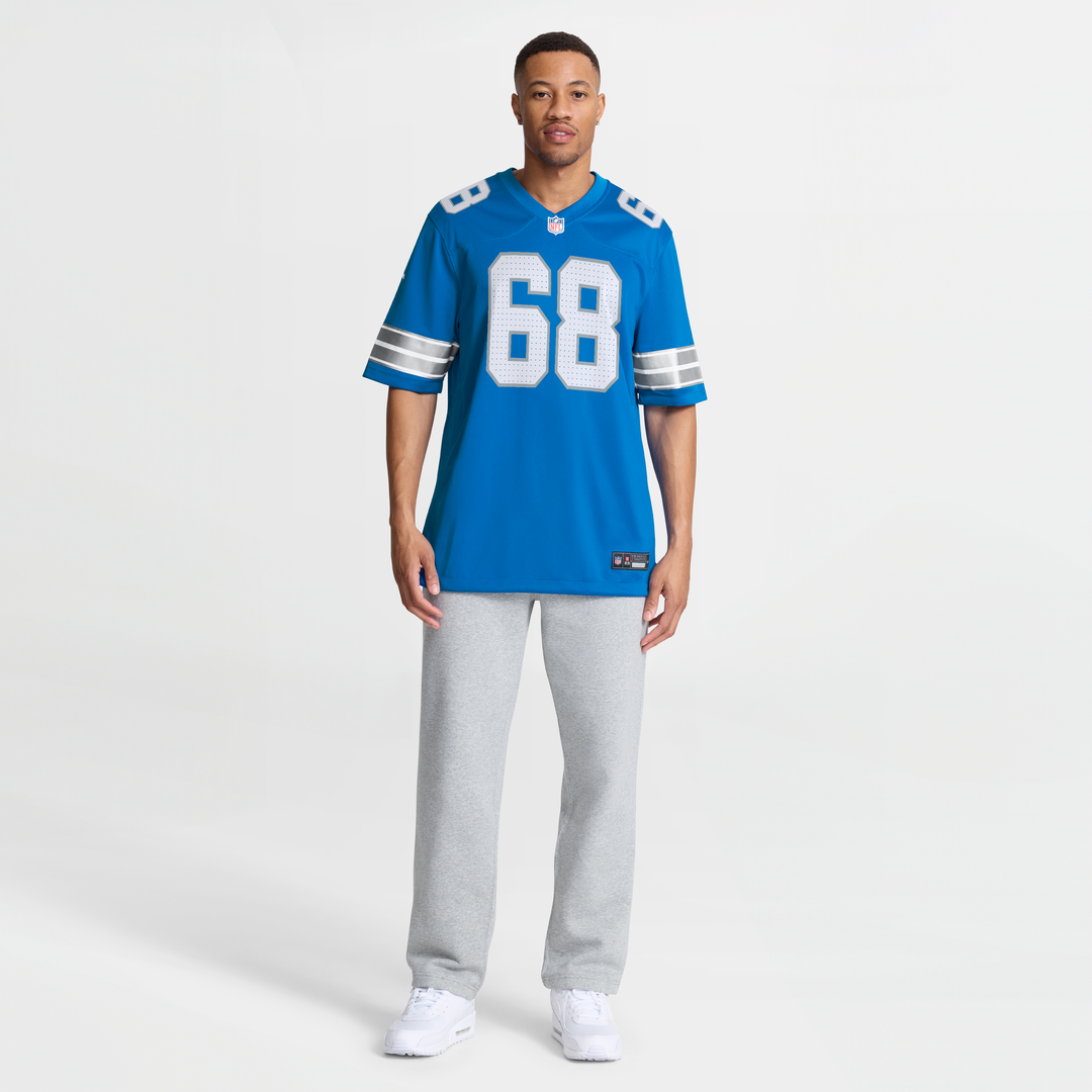Taylor Decker Detroit Lions Game Jersey - Blue