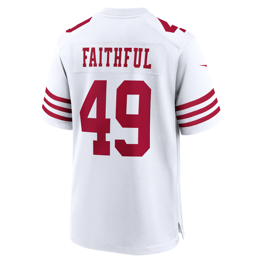 The Faithful San Francisco 49ers 80th Anniversary Game Jersey - Scarlet
