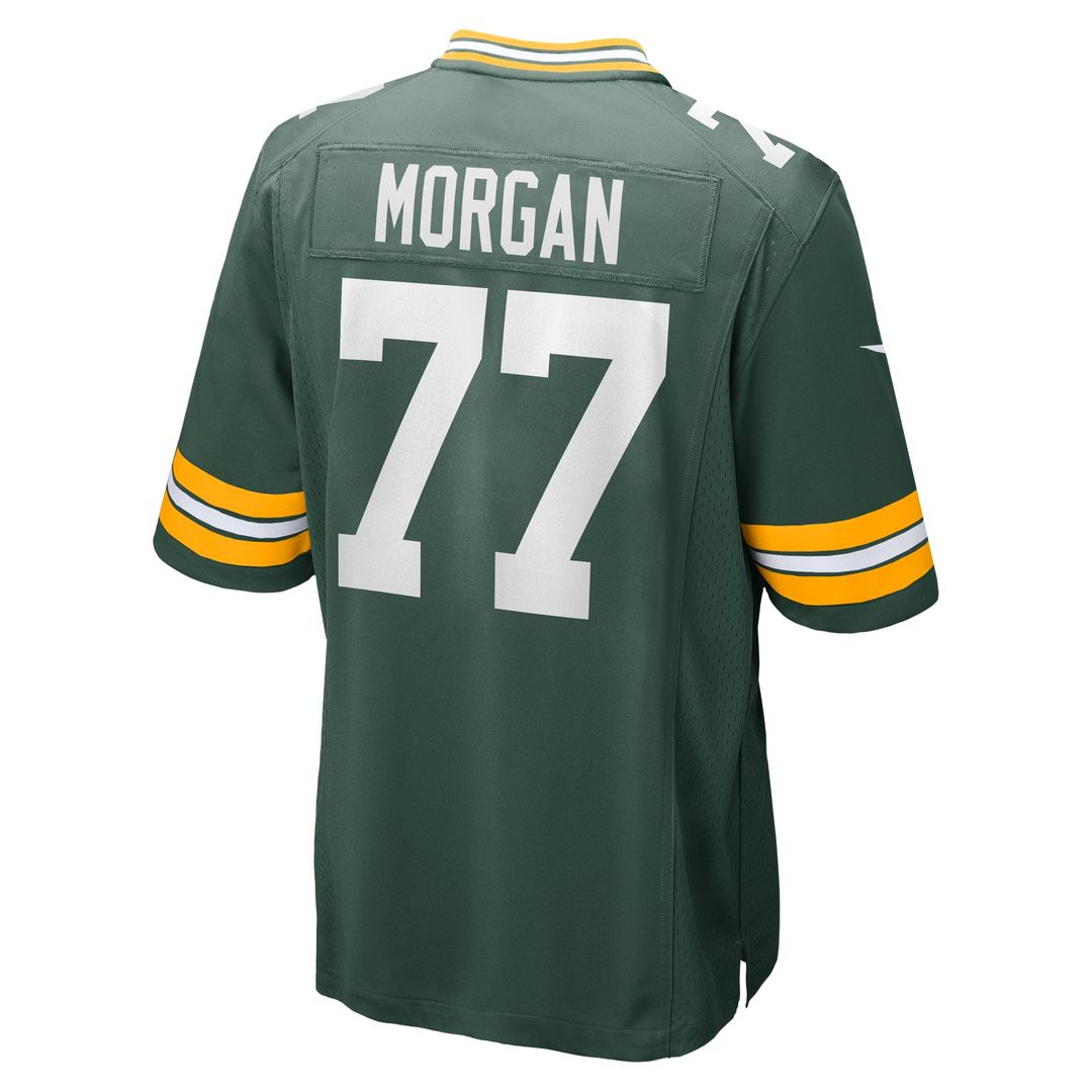 Jordan Morgan Green Bay Packers Game Jersey - Green