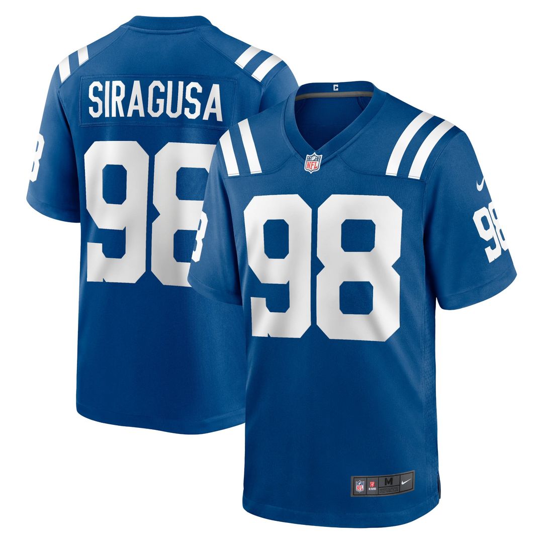 Tony Siragusa Indianapolis Colts Alternate Game Jersey - Blue
