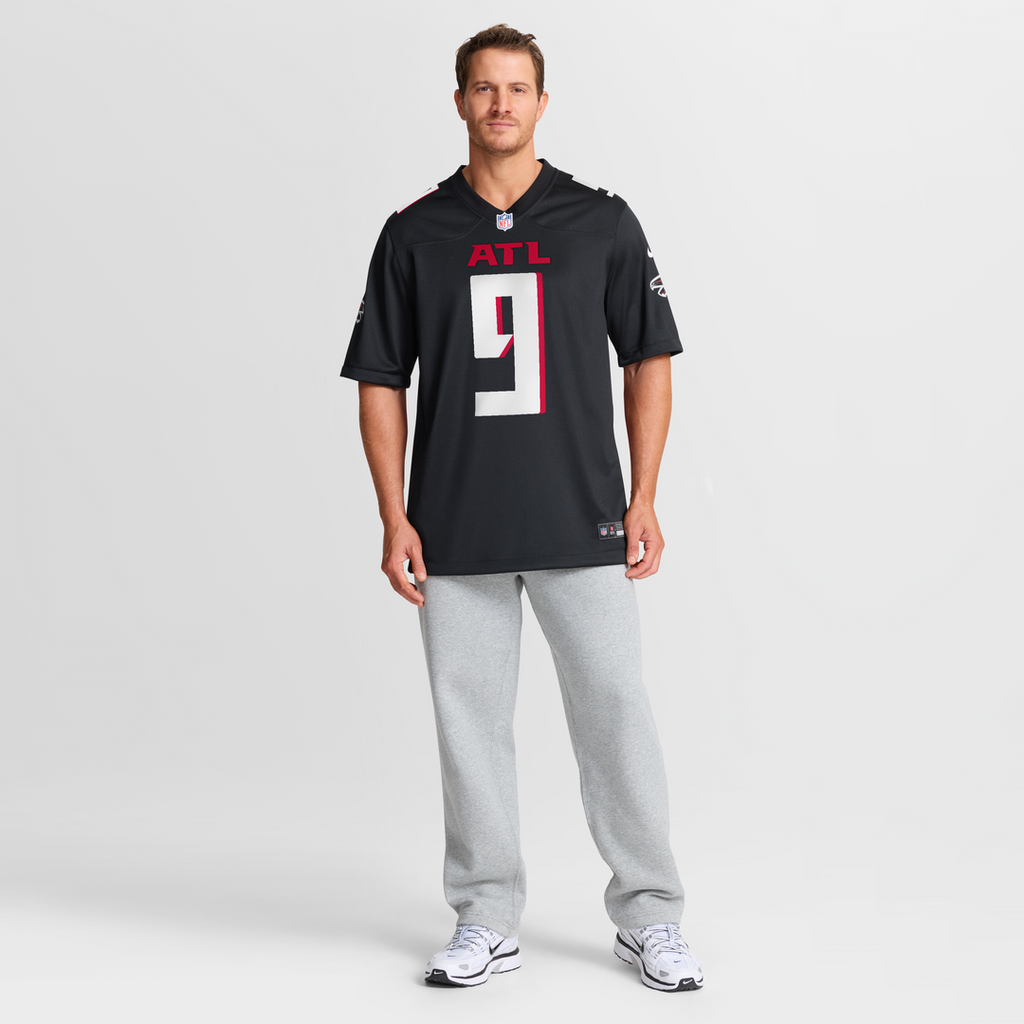 Michael Penix Jr. Atlanta Falcons Game Jersey - Black