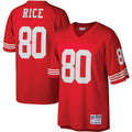 Jerry Rice San Francisco 49ers Big & Tall 1990 Replica Jersey - Scarlet