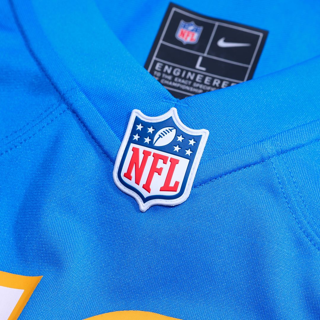 Del'Shawn Phillips Los Angeles Chargers Game Jersey - Powder Blue
