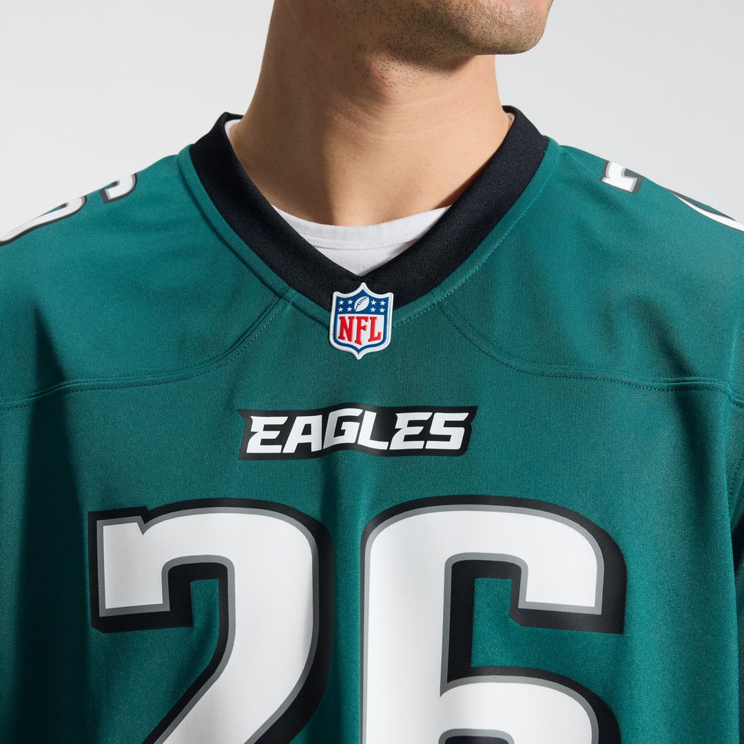 Saquon Barkley Philadelphia Eagles Game Jersey - Midnight Green