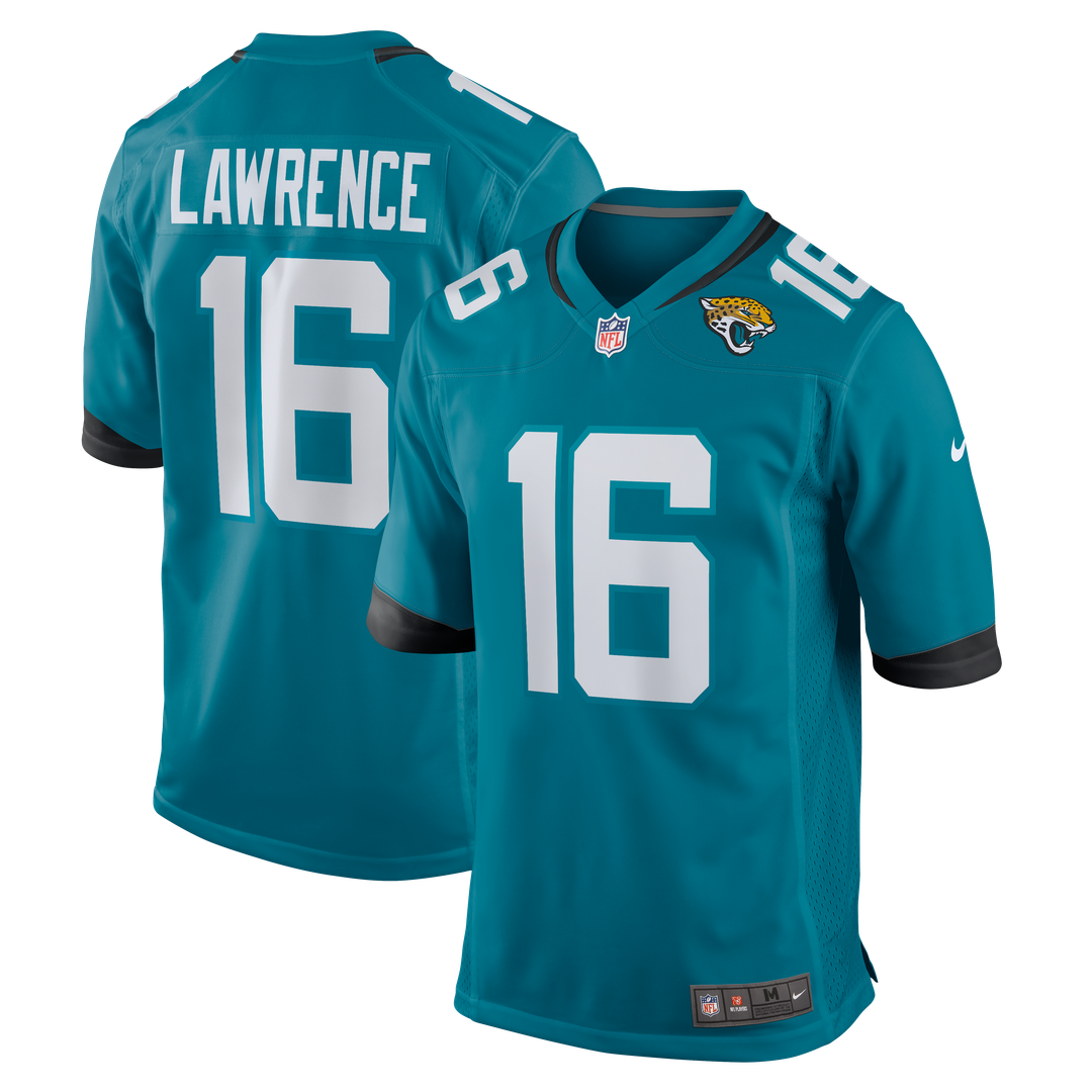 Trevor Lawrence Jacksonville Jaguars Home Game Jersey - Teal