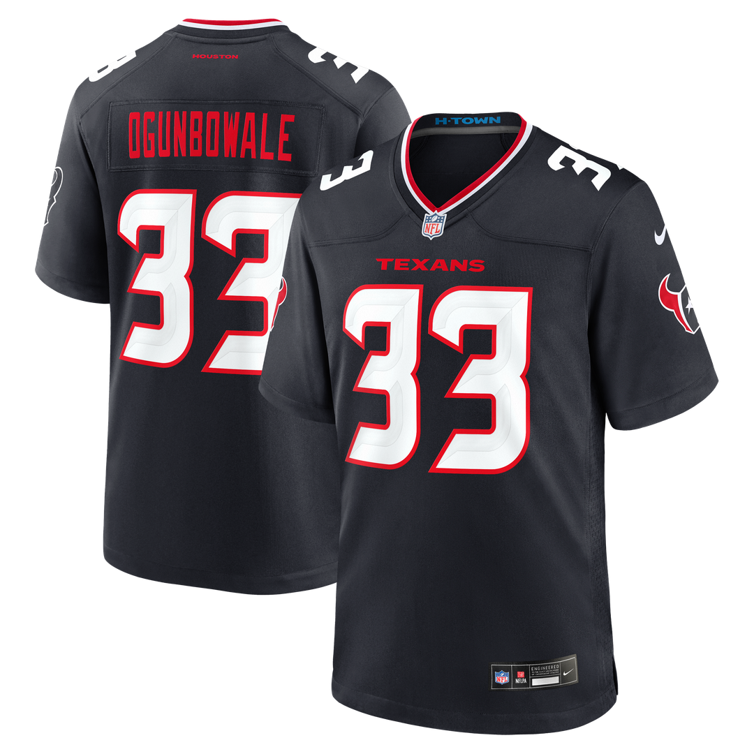 Dare Ogunbowale Houston Texans Game Jersey - Navy