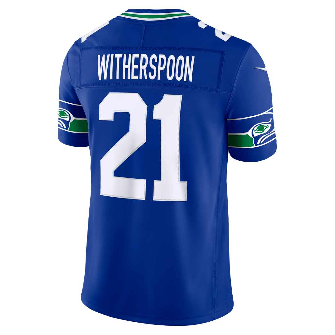 Devon Witherspoon Seattle Seahawks Alternate Vapor F.U.S.E. Stitched Limited Jersey - Royal Blue