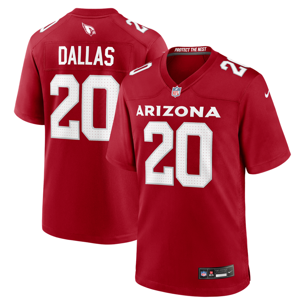 DeeJay Dallas Arizona Cardinals Game Jersey - Cardinal
