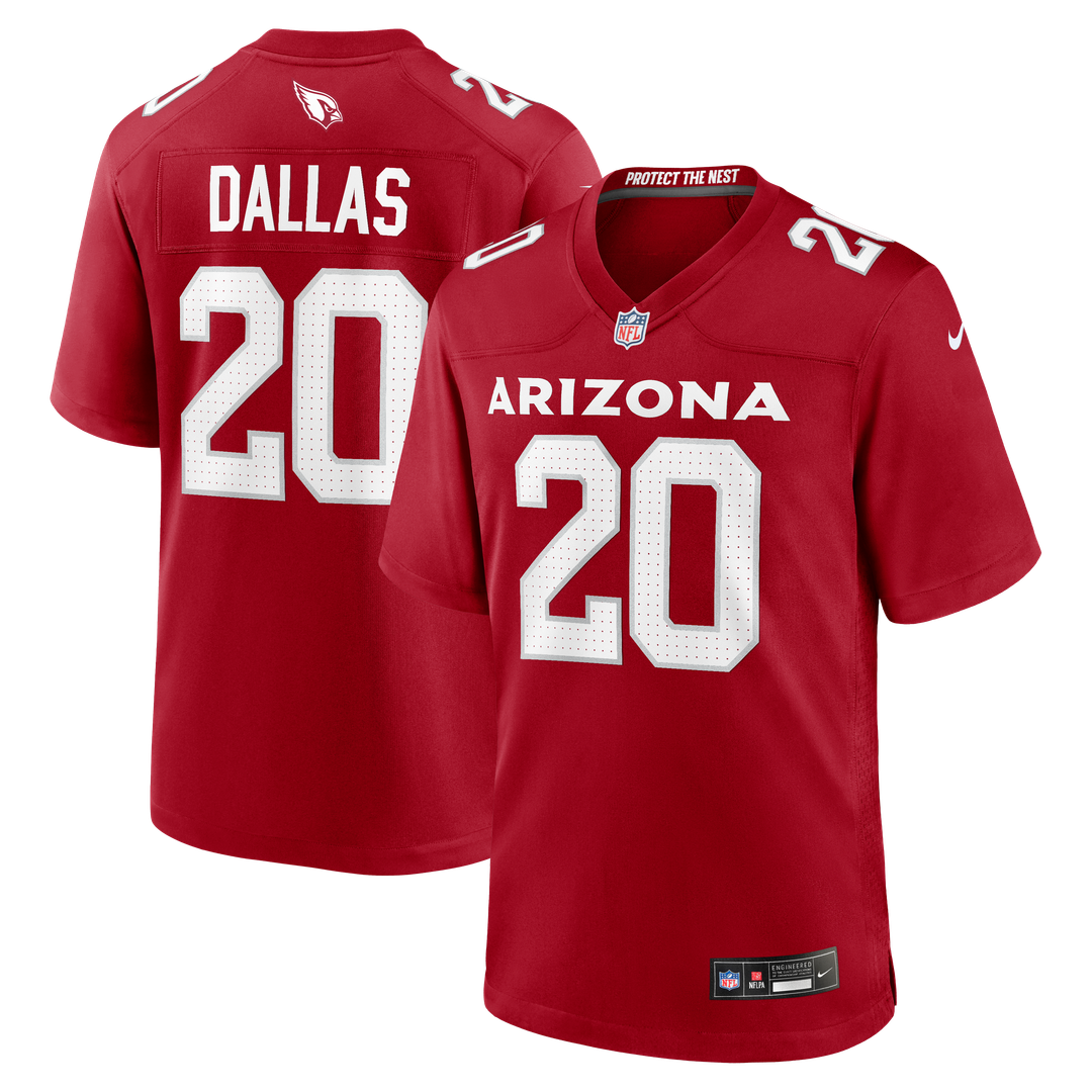 DeeJay Dallas Arizona Cardinals Game Jersey - Cardinal