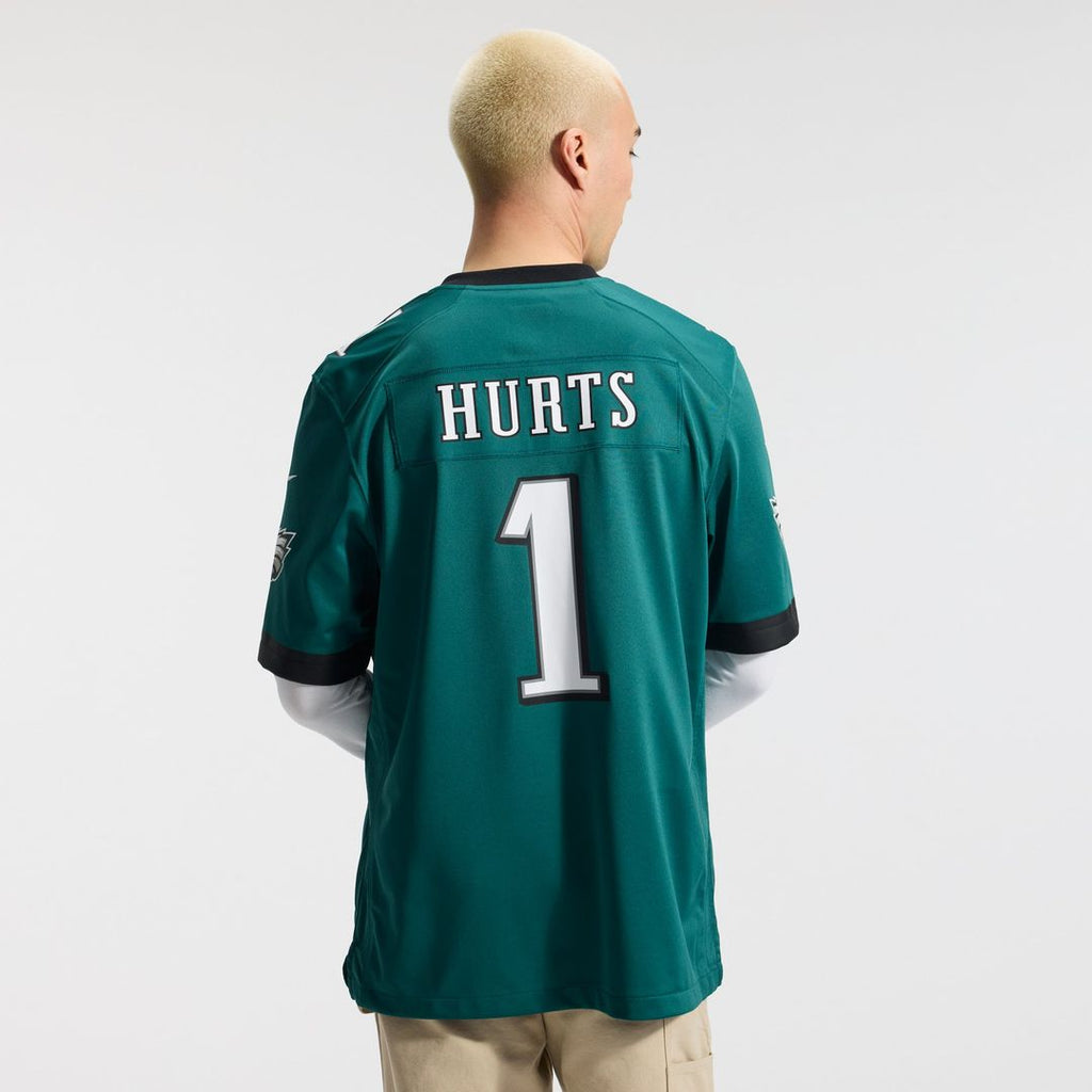 Jalen Hurts Philadelphia Eagles Game Jersey - Midnight Green