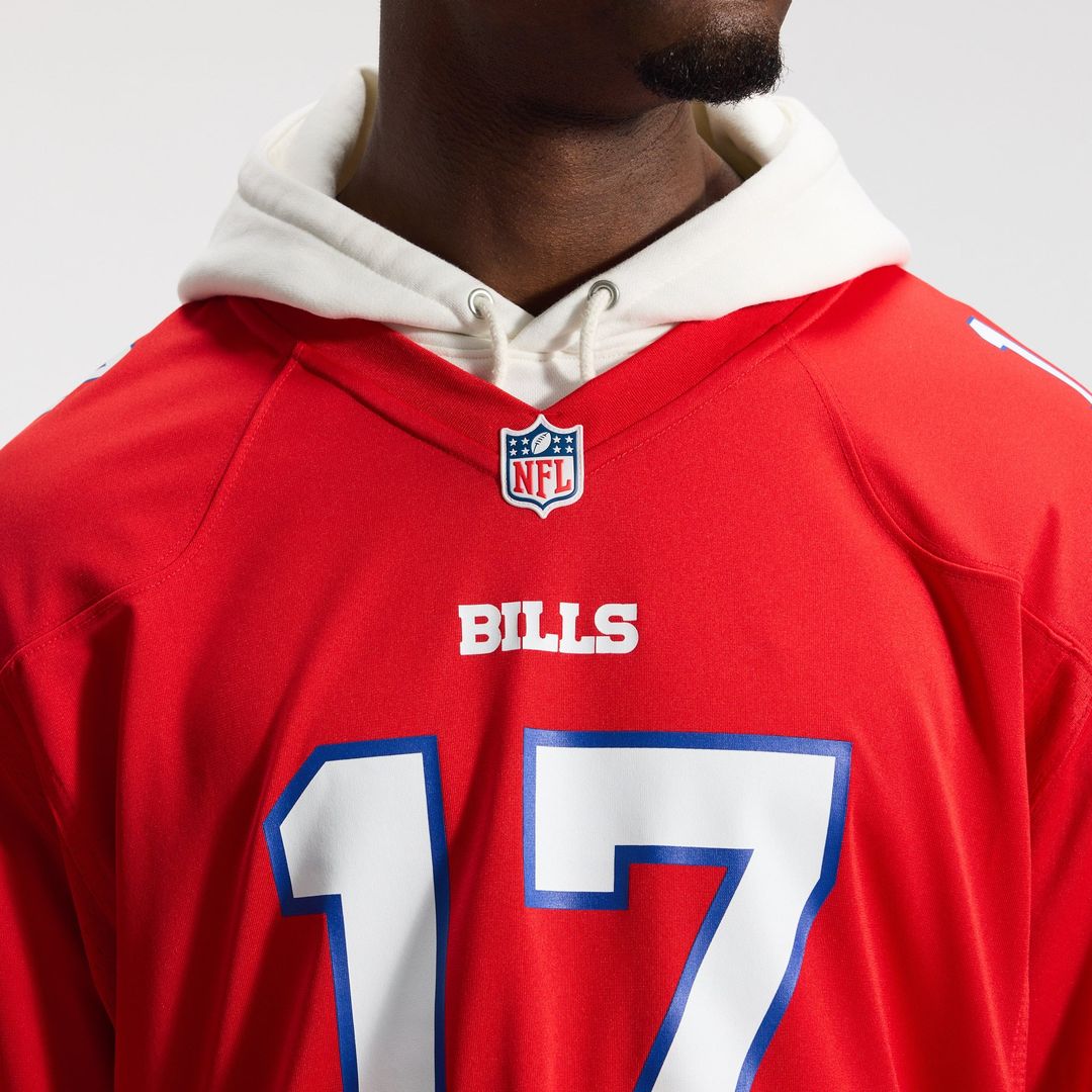Josh Allen Buffalo Bills Alternate Game Jersey - Red