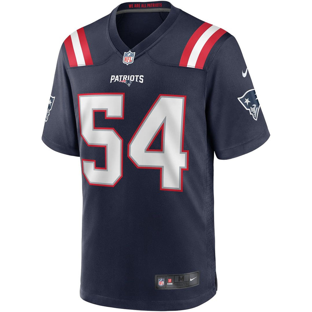 Tedy Bruschi New England Patriots Game Jersey - Navy