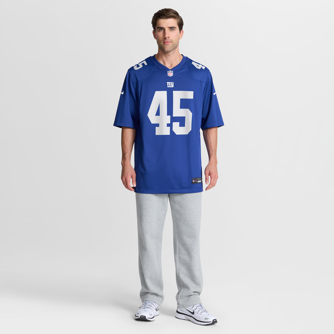 Patrick Ricard New York Giants Game Jersey - Royal Blue