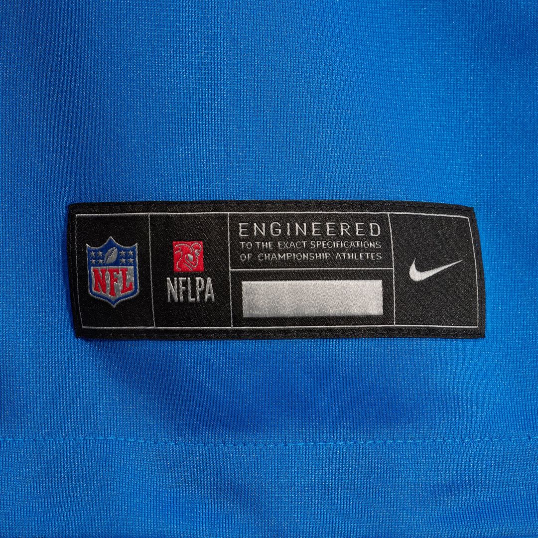 Arthur Maulet Detroit Lions Game Jersey - Blue