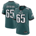 Lane Johnson Philadelphia Eagles Game Jersey - Midnight Green